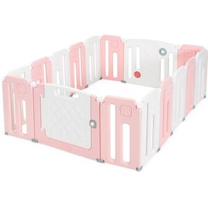 Costway 16 Panels Baby Safety Playpen Kids Safety Activity Play Center - Panels Baby Safet