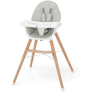 Slickblue Toddler High Chair with Dishwasher Safe Tray - Grey