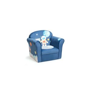 Slickblue Kids Astronaut Armrest Upholstered Couch - Multi