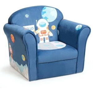 Slickblue Kids Astronaut Armrest Upholstered Couch - Multi