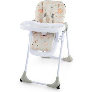 Slickblue Toddler 3-In-1 Convertible Baby High Chair - White