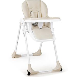 Slickblue Toddler 3-In-1 Convertible Baby High Chair - Beige