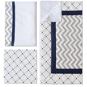 My Baby Sam Out of the Blue 3pc Crib Set - Navy