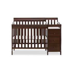 Dream On Me Jayden 4-in-1 Mini Convertible Crib And Changer - Espresso