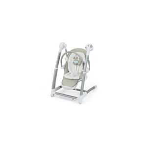 Slickblue Baby Folding High Chair with 8 Adjustable Heights and 5 Recline Backrest - Grey