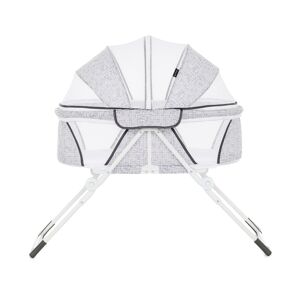 Dream On Me Karley Plus Portable Bassinet With Removable Canopy And Folding Legs - Cool grey