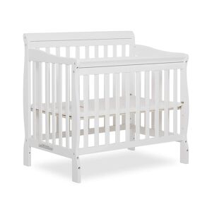 Dream On Me Baby Aden Convertible 4-in-1 Mini Crib, Natural - White