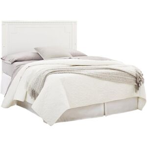 Westwood Design Emery Modern Wood Convertible Crib Panel in White Finish