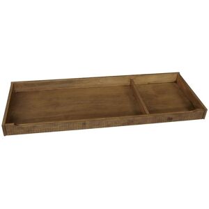 Westwood Design Urban Rustic Transitional Wood Changing Tray in Brushed Wheat