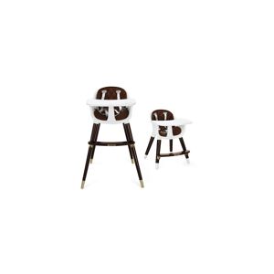 Slickblue 3-In-1 Adjustable Baby High Chair with Soft Seat Cushion for Toddlers - Brown