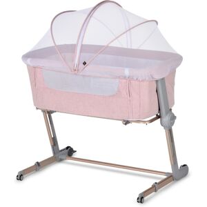 Unilove Hug Me Plus 3-in-1 Bedside Sleeper & Portable Bassinet with Mosquito Net - Plum Pink