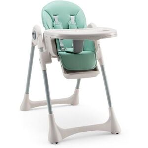 Slickblue Baby Folding High Chair Dining Chair with Adjustable Height and Footrest - Green