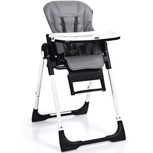 Gouun 4-in-1 High Chair& x2013;Booster Seat with Adjustable Height and Recline - Grey