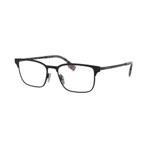 Burberry BE1332 Men's Rectangle Eyeglasses - Rubber Bla