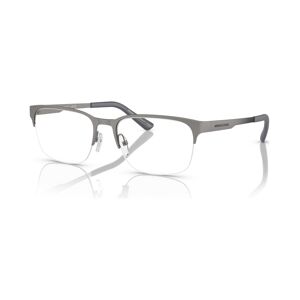 A|x Armani Exchange A X Armani Exchange Men's Rectangle Eyeglasses, AX1060 55 - Matte Gunmetal