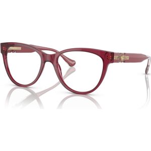 Versace Women's Cat Eye Eyeglasses, VE3304 51 - Transparent Red