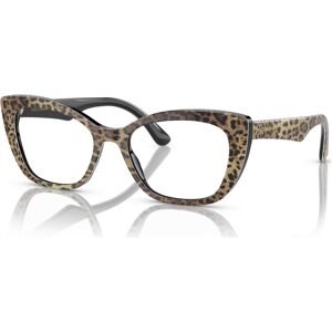 Dolce & Gabbana Women's Eyeglasses, DG3360 52 - Leo Brown, Black