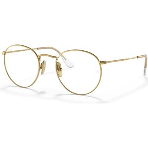 Ray-Ban Unisex Round Titanium Optics Eyeglasses, RB8247V - Gold