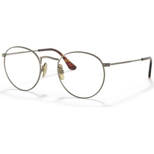 Ray-Ban Unisex Round Titanium Optics Eyeglasses, RB8247V - Gunmetal