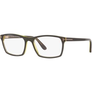 Tom Ford TR000539 Men's Rectangle Eyeglasses - Green Dark