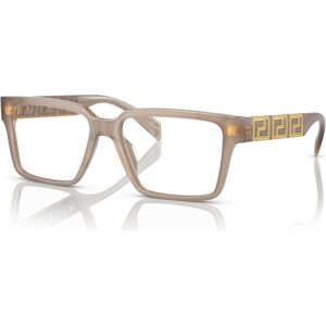 Versace Men's Rectangle Eyeglasses, VE3339U 55 - Opal Brown