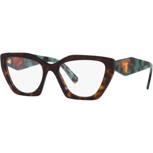 Prada Women's Irregular Eyeglasses, PR09YV54-o - Tortoise