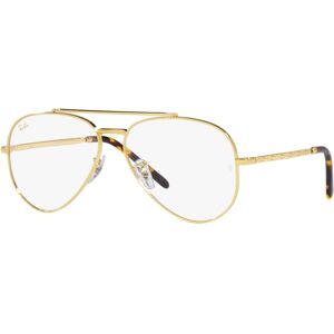 Ray-Ban RB3625V New Aviator Unisex Pilot Eyeglasses - Legend Gold Tone