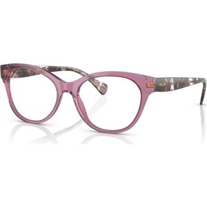 Ralph Lauren Ralph By Ralph Lauren Women's Cat Eye Eyeglasses, RA714152-o - Shiny Transparent Violet