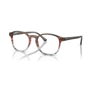 Ray-Ban Unisex Phantos Eyeglasses, RB5417 52 - Striped Brown, Red