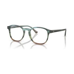 Ray-Ban Unisex Phantos Eyeglasses, RB5417 52 - Striped Blue, Green
