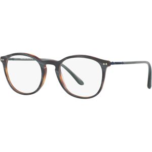 Giorgio Armani Men's Phantos Eyeglasses - Grey Horn