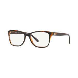 Coach HC6129 Women's Rectangle Eyeglasses - Black Tortoise Laminate