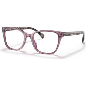 Ralph Lauren Ralph by Ralph Lauren Women's Pillow Eyeglasses RA7137U - Shiny Transparent Violet