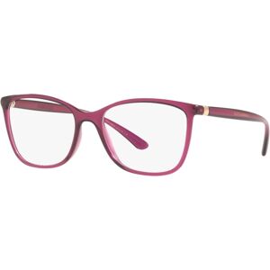 Dolce & Gabbana DG5026 Women's Rectangle Eyeglasses - Transparent Dark Cherry