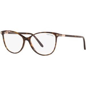 Tom Ford FT5616-BW54052 Unisex Square Eyeglasses - Dark Havana