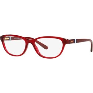 Ralph Lauren Polo Prep Women's Cat Eye Eyeglasses, PP8542 - Shiny Opal Red