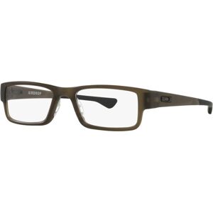 Oakley OS8046 Airdrop Men's Rectangle Eyeglasses - Satin Brown Smoke