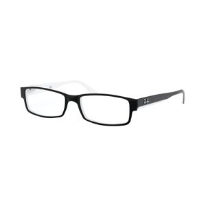 Ray-Ban RX5114 Unisex Rectangle Eyeglasses - Heather Black