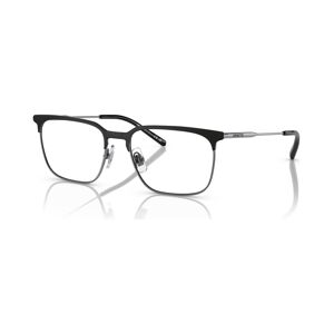 Arnette Men's Rectangle Eyeglasses, AN6136 53 - Rubber Black