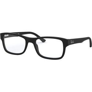 Ray-Ban RX5268 Unisex Rectangle Eyeglasses - Matte Blac