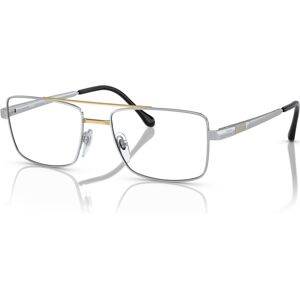 Sferoflex Men's Eyeglasses, SF2296 56 - Silver, Gold