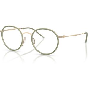 Giorgio Armani s Round Eyeglasses, AR5155 - Matte Pale Gold
