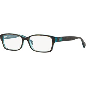 Coach HC6040 Women's Rectangle Eyeglasses - Dark Torto