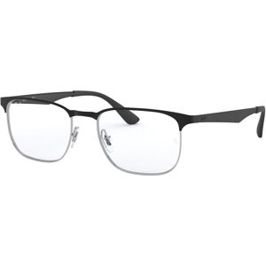 Ray-Ban RX6363 Men's Square Eyeglasses - Black