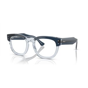 Ray-Ban Unisex Mega Hawkeye Optics Eyeglasses, RB0298V - Blue On Transparent Blue