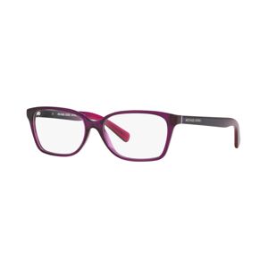 Michael Kors MK4039 Women's Rectangle Eyeglasses - Trans Purp