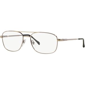 Sferoflex SF2152 Men's Square Eyeglasses - Silver Gold