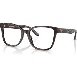 Tory Burch Women's Oval Eyeglasses TY2129U - Dark Tortoise