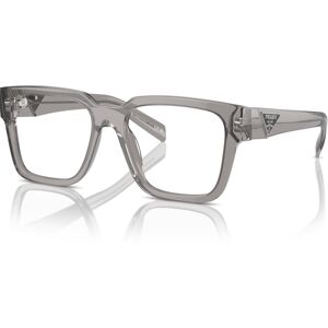 Prada Men's Square Eyeglasses, Pr 08ZV - Transparent Asphalt