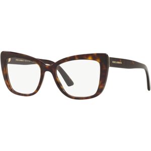 Dolce & Gabbana DG3308 Women's Cat Eye Eyeglasses - Brown